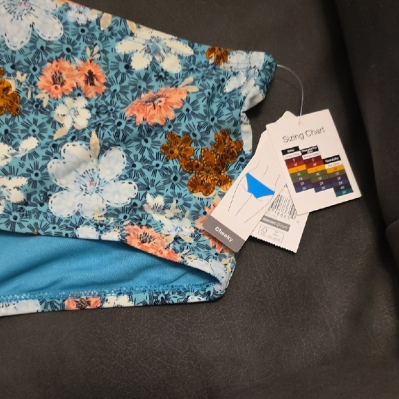 (J35) Womans XL Swim Bottoms Time And Tru - Picture 3 of 4